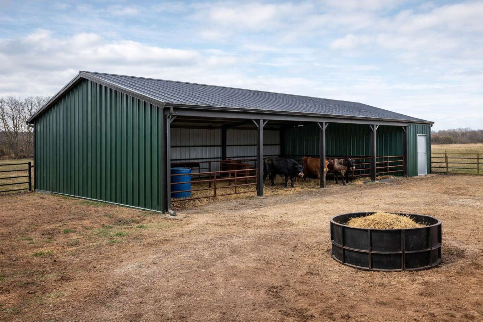 15x40x12 Cattle Shed